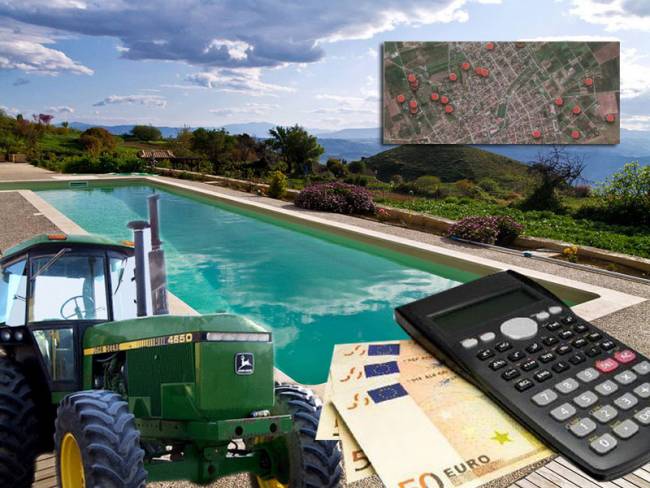 Αγρότες με εισόδημα 132 ευρώ και πισίνες!