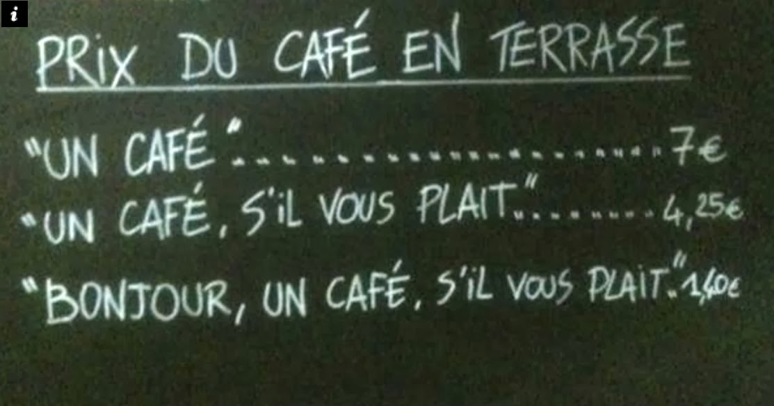 Πιο φτηνός ο καφές αν πεις «παρακαλώ»!!!