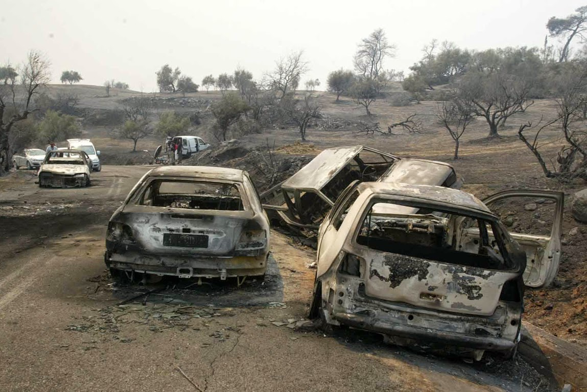 Η πύρινη λαίλαπα δεν έκανε διακρίσεις… 