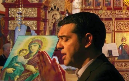 Η προσευχή... του Αλέξη στην Παναγιά!!!