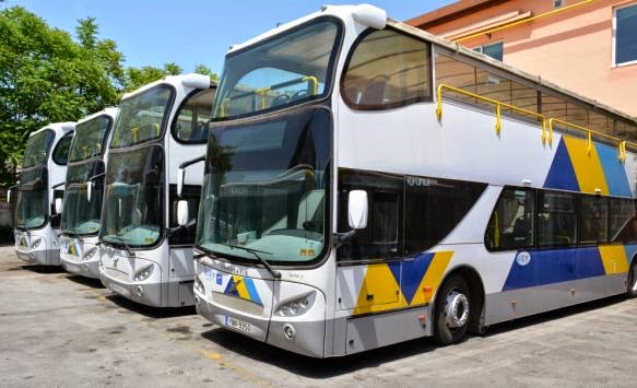 Ψεκαστήρες με αποσμητικό εγκαθιστούν τα λεωφορεία ενόψει του καλοκαιριού