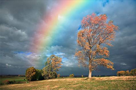 Το ουράνιο τόξο, ξέρεις πότε το βλέπουμε;