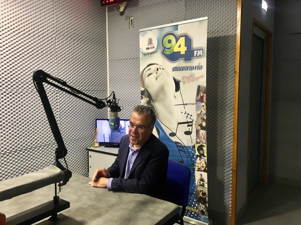 Ο Αργύρης Ντινόπουλος στις "Δημοτικές Διαπλοκές" του Επικοινωνία 94fm