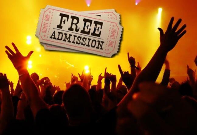 Ελεύθερη είσοδο, δωρεάν διασκέδαση…