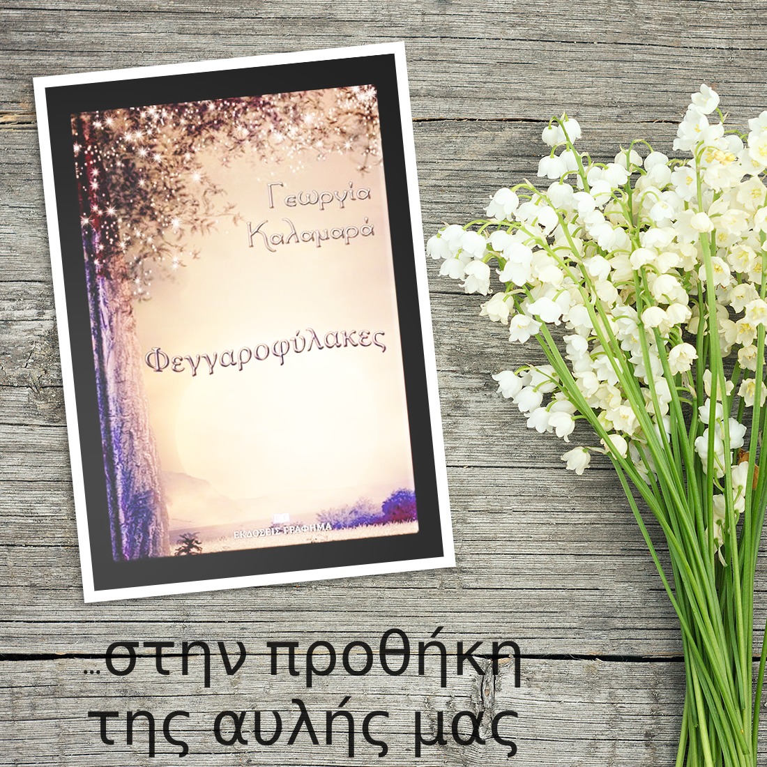 «Φεγγαροφύλακες» της Γεωργίας Καλαμαρά… στην προθήκη της αυλής μας!