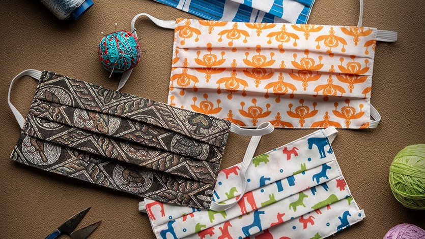 Μάσκες προστασίας απ’ το Υπουργείο Πολιτισμού με εικόνες πολιτιστικής κληρονομιάς