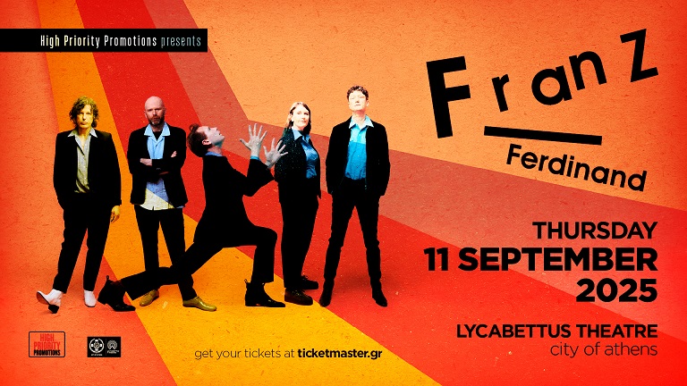Οι Franz Ferdinand επιστρέφουν στην Αθήνα την Πέμπτη 11 Σεπτεμβρίου, στο Δημοτικό Θέατρο Λυκαβηττού