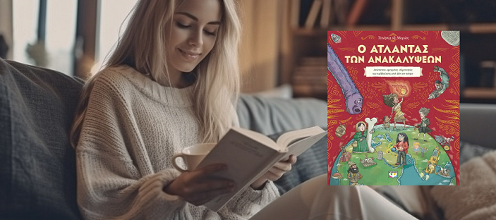 «Ο άτλαντας των ανακαλύψεων» του Τσιάγκο Τζε Μοραΐς από τις Εκδόσεις Ψυχογιός… στην προθήκη της αυλής μας