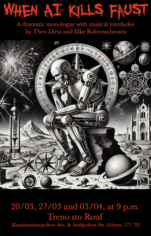 Όταν η Τεχνητή Νοημοσύνη σκοτώνει τον Φάουστ, στην Αμαξοστοιχία - Θέατρο το Τρένο στο Ρουφ  