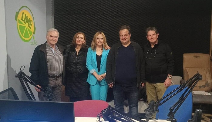 Η Συντονιστική Επιτροπή Ηλιούπολης Λέσχης Φίλων Ένωσης Σεναριογράφων Ελλάδος στην εκπομπή «Μαζί στην πόλη του Ήλιου» της Βάσως Κοτσάλου