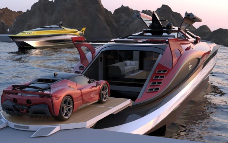 H «Ferrari των θαλασσών» έχει μέχρι και γκαράζ…