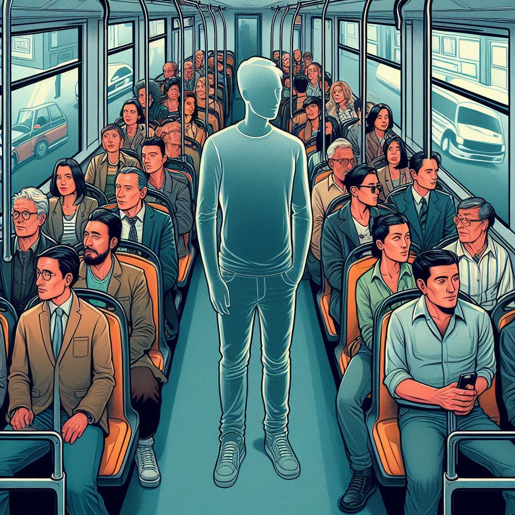 Ο αόρατος επιβάτης των ΜΜΜ