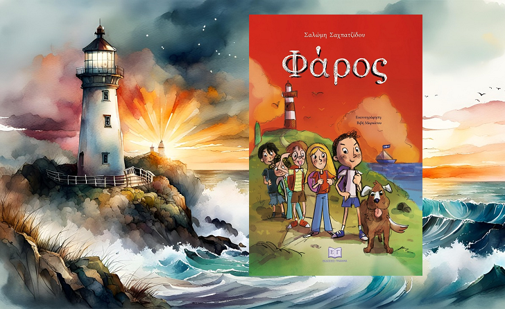 «Φάρος» της Σαλώμης Σαχπατζίδου, στην προθήκη της αυλής μας